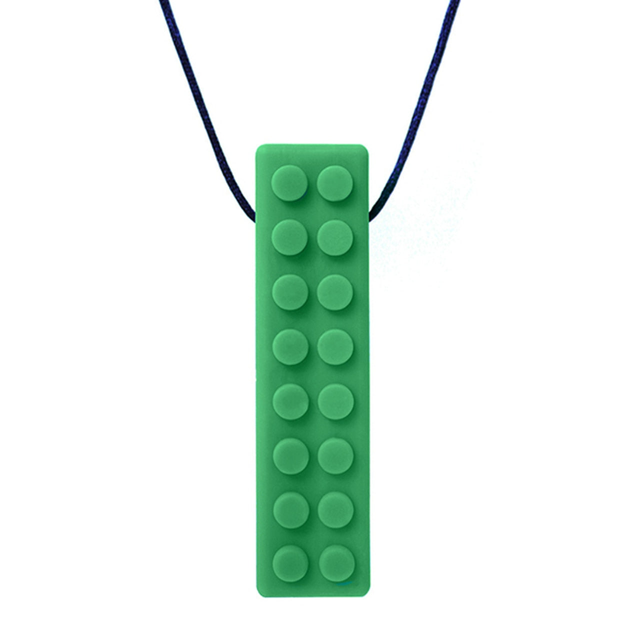 ARK's Brick Stick® Textured Chew Necklace 1 Forest Green, XXT - Toughest