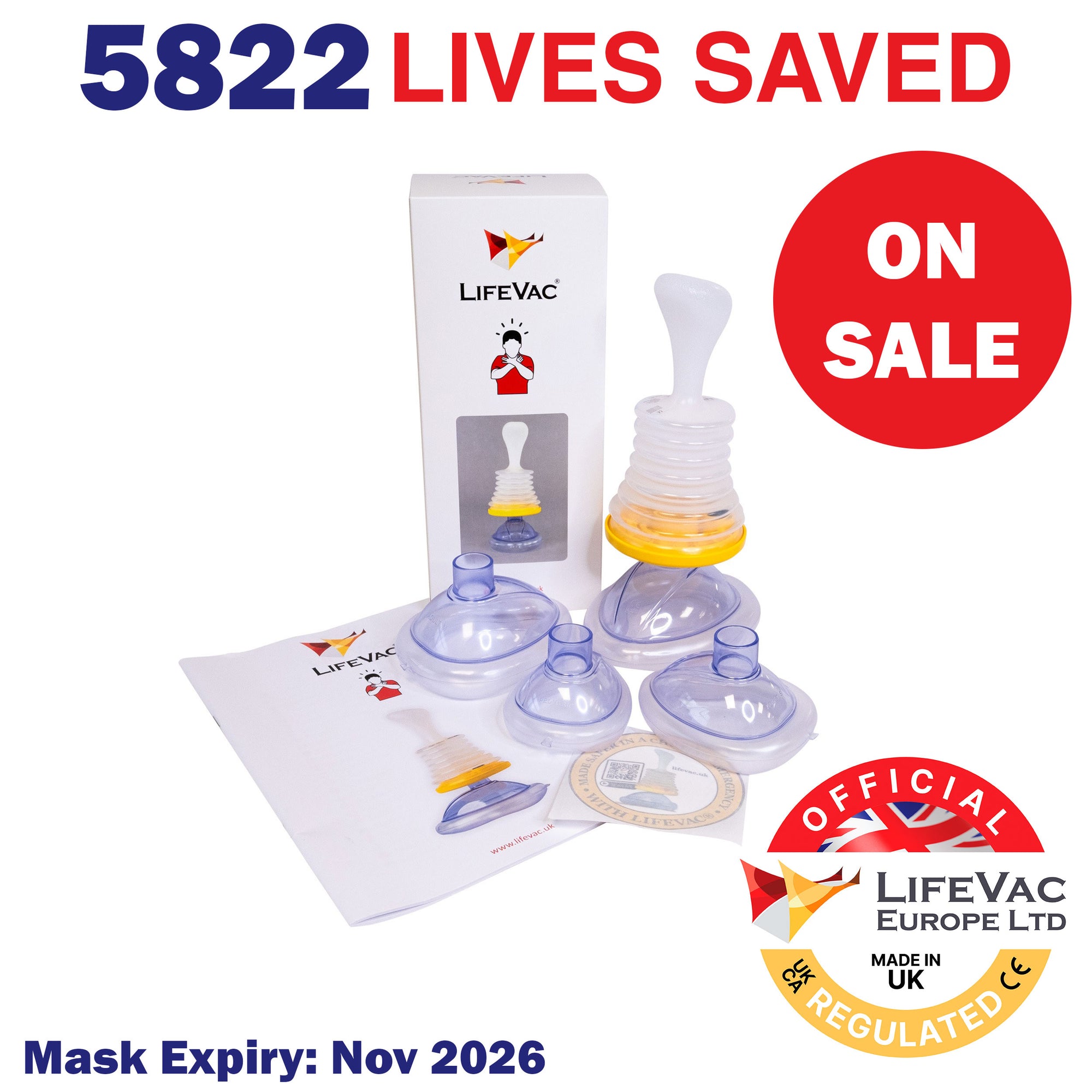 Anti-Choking Home Kit - LifeVac - Sensory Needs Ltd