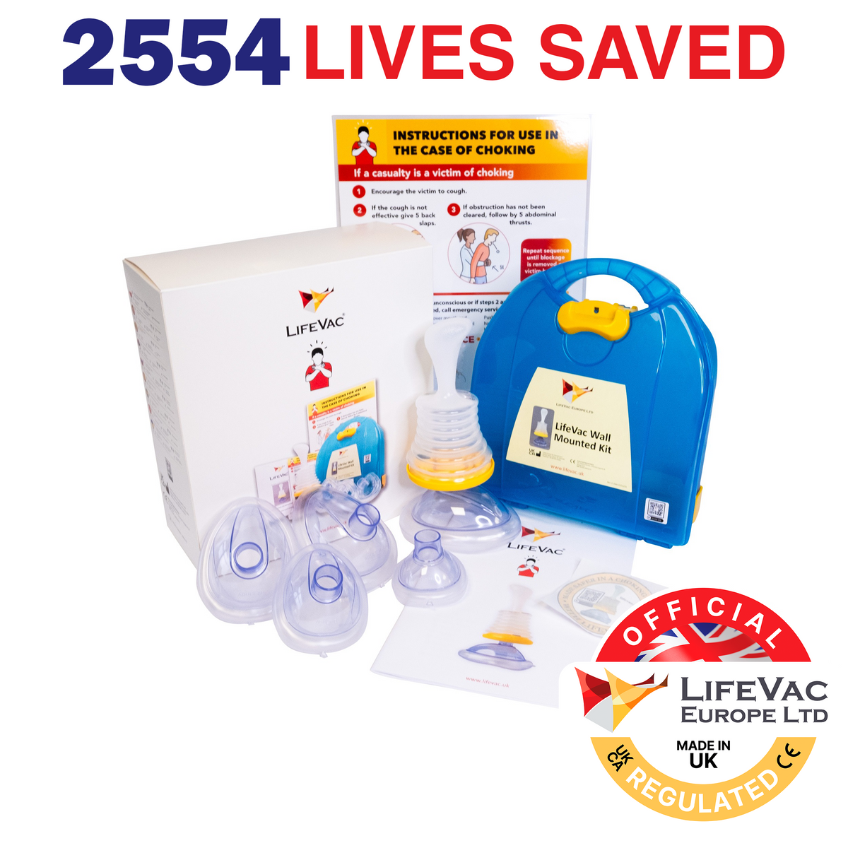 Anti-Choking Kit - Wall Mounted - LifeVac