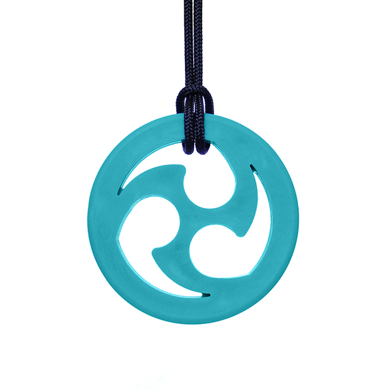 ARK's Ninja Star Chew Necklace Teal, XT - Medium