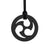 ARK's Ninja Star Chew Necklace Black, XT - Medium 