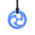 ARK's Ninja Star Chew Necklace Royal Blue, XXT - Toughest