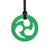 ARK's Ninja Star Chew Necklace Forest Green, XXT - Toughest