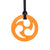 ARK's Ninja Star Chew Necklace Orange, XXT - Toughest