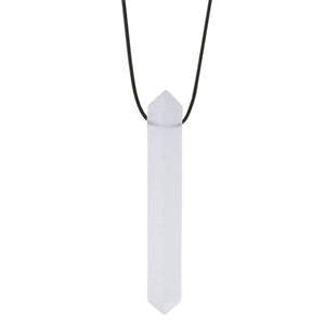 ARK's Krypto-Bite® Chewable Gem Necklace "Ghost" Translucent, XT - Medium