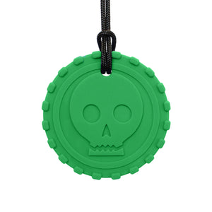 ARK's Pirate Coin Chew Necklace Forest Green, XXT - Toughest