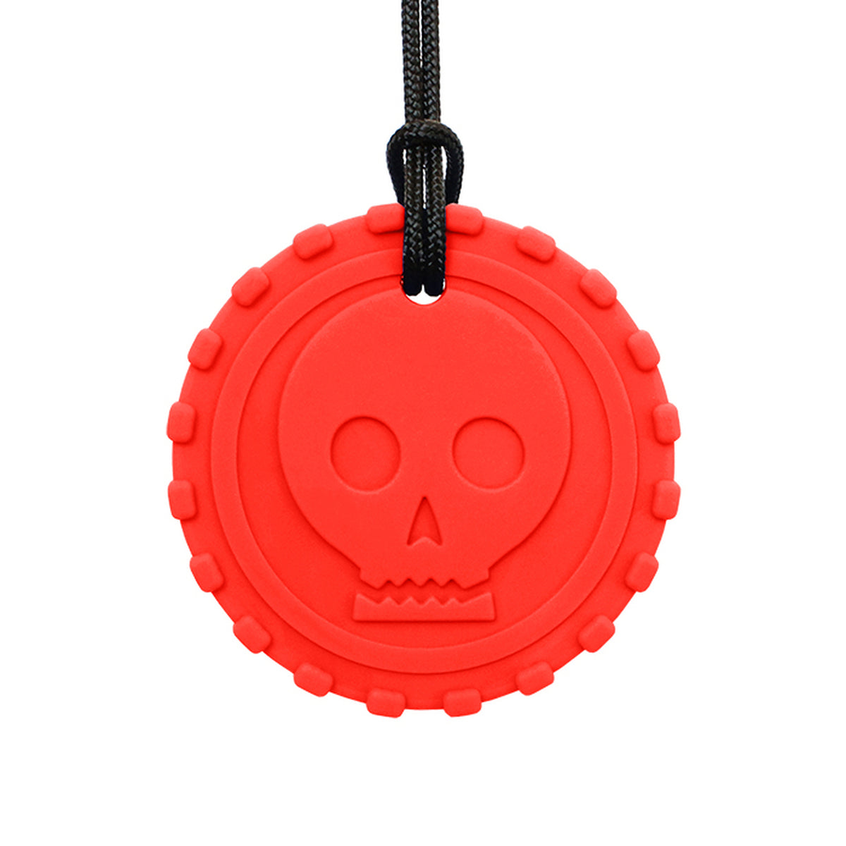 ARK&#39;s Pirate Coin Chew Necklace Red, Standard 