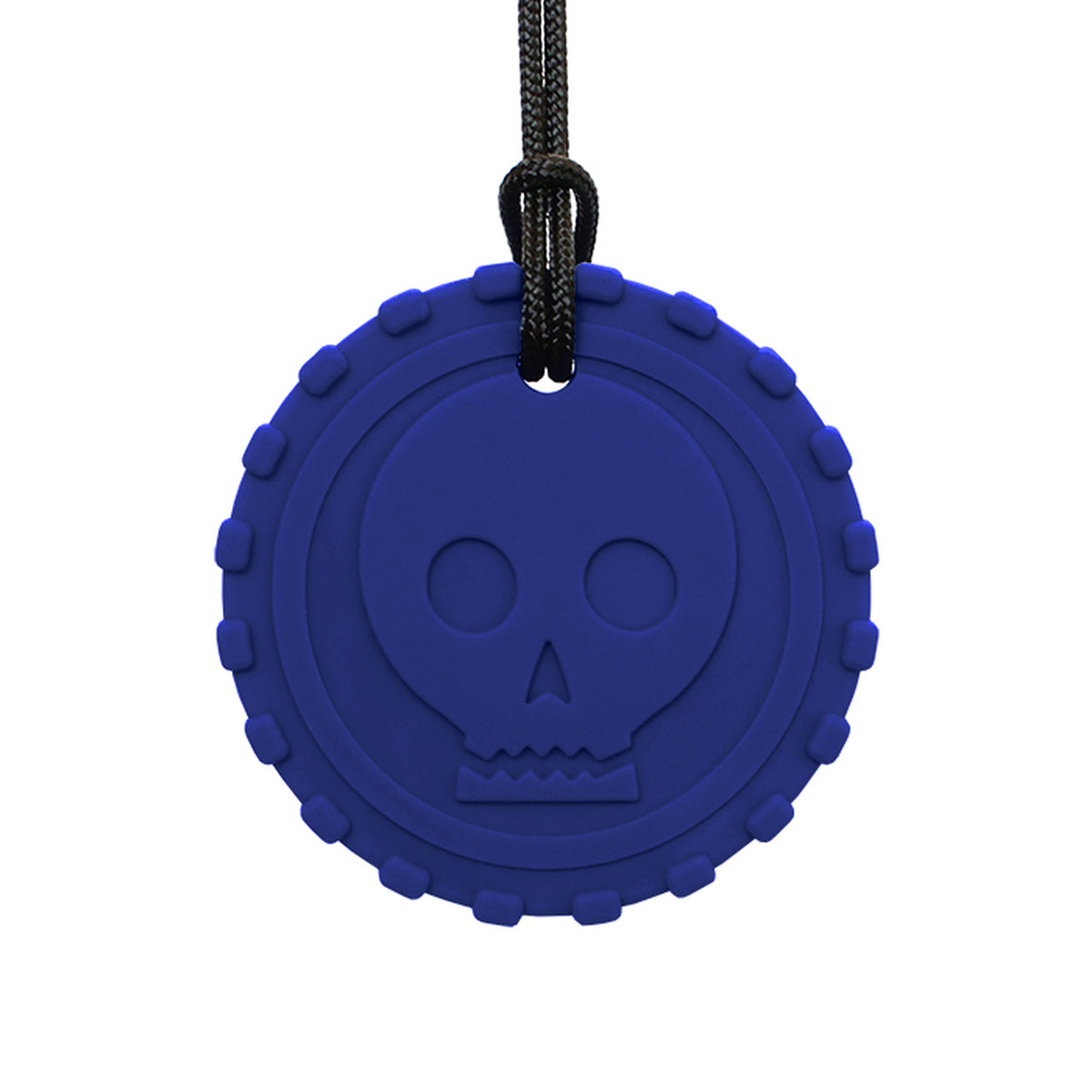 ARK&#39;s Pirate Coin Chew Necklace Dark Blue, Standard