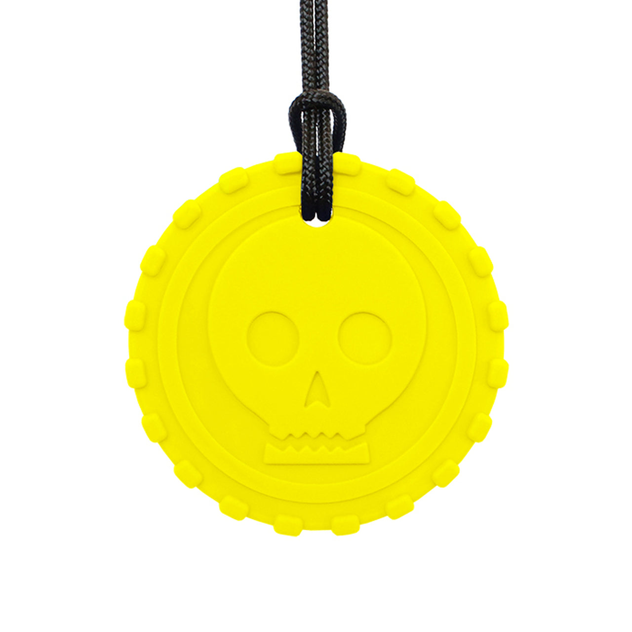 ARK's Pirate Coin Chew Necklace Yellow, Standard