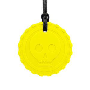 ARK's Pirate Coin Chew Necklace Yellow, Standard