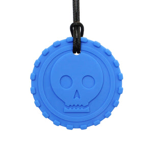 ARK's Pirate Coin Chew Necklace Royal Blue, XXT - Toughest 