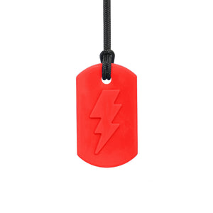 ARK's Bolt Bite™ Lightning Chew Necklace Red-  Standard