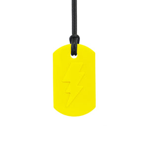 ARK's Bolt Bite™ Lightning Chew Necklace Yellow-  Standard