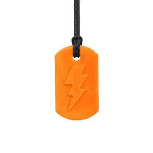 ARK's Bolt Bite™ Lightning Chew Necklace Orange-  XXT - Toughest