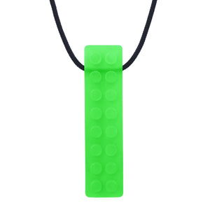 ARK's Brick Stick® Textured Chew Necklace 1 Green , Standard