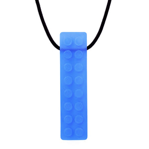 ARK's Brick Stick® Textured Chew Necklace 1 Blue , XT - Medium