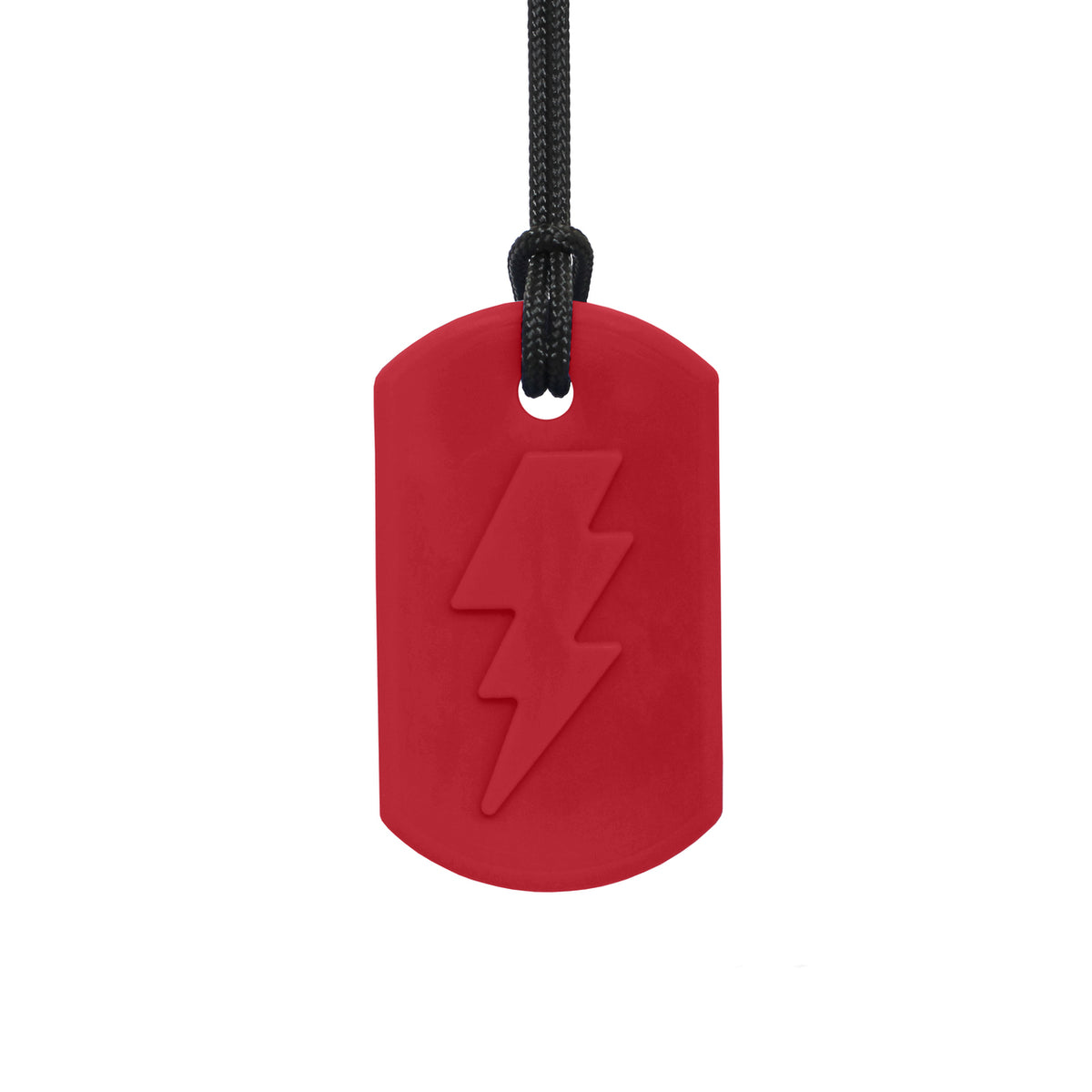 ARK&#39;s Bolt Bite™ Lightning Chew Necklace Dark Red-  XT - Medium