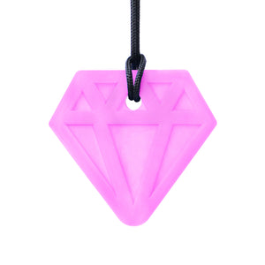 ARK's Diamond Chewable Jewel Necklace Translucent Pink- Standard