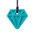 ARK's Diamond Chewable Jewel Necklace Teal- XT - Medium