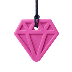 ARK's Diamond Chewable Jewel Necklace Hot Pink- XT - Medium 