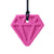 ARK's Diamond Chewable Jewel Necklace Hot Pink- XT - Medium 