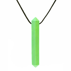 ARK's Krypto-Bite® Chewable Gem Necklace Lime Green, XT - Medium 