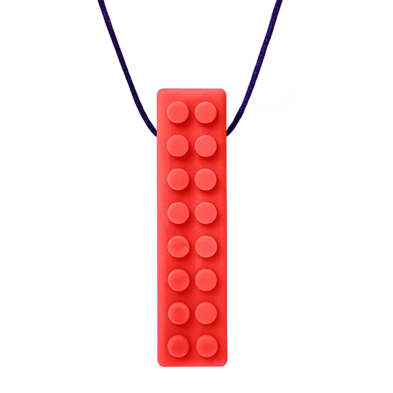 ARK's Brick Stick® Textured Chew Necklace 1 Red, Standard 