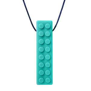 ARK's Brick Stick® Textured Chew Necklace 1 Teal, XT - Medium 