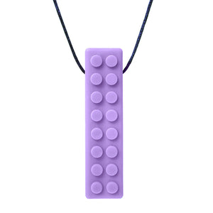 ARK's Brick Stick® Textured Chew Necklace 1 Lavender, XXT - Toughest