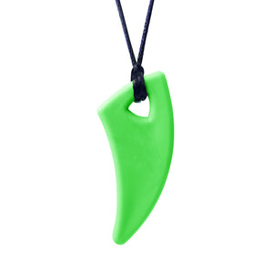 ARK's Saber Tooth Chew Necklace Lime Green, XT - Medium