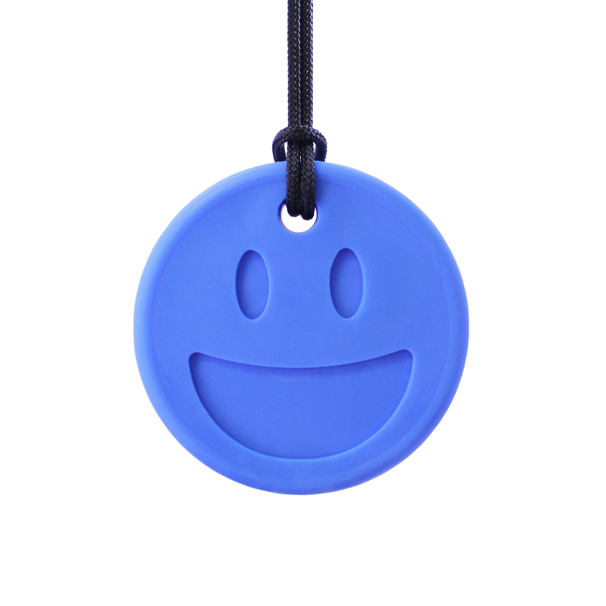 ARK&#39;s Smiley Face Chewmoji® Necklace Royal Blue- XXT - Toughest 