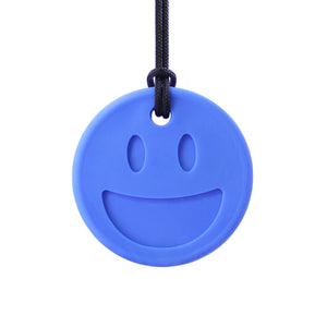 ARK's Smiley Face Chewmoji® Necklace Royal Blue- XXT - Toughest 