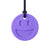 ARK's Smiley Face Chewmoji® Necklace Lavender- XXT - Toughest 