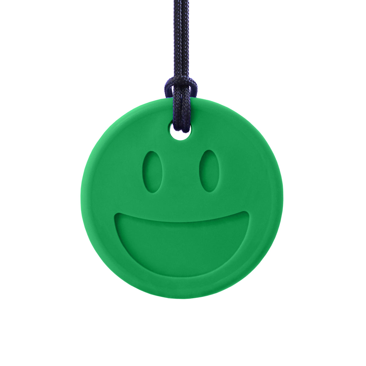 ARK&#39;s Smiley Face Chewmoji® Necklace Forest Green- XXT - Toughest