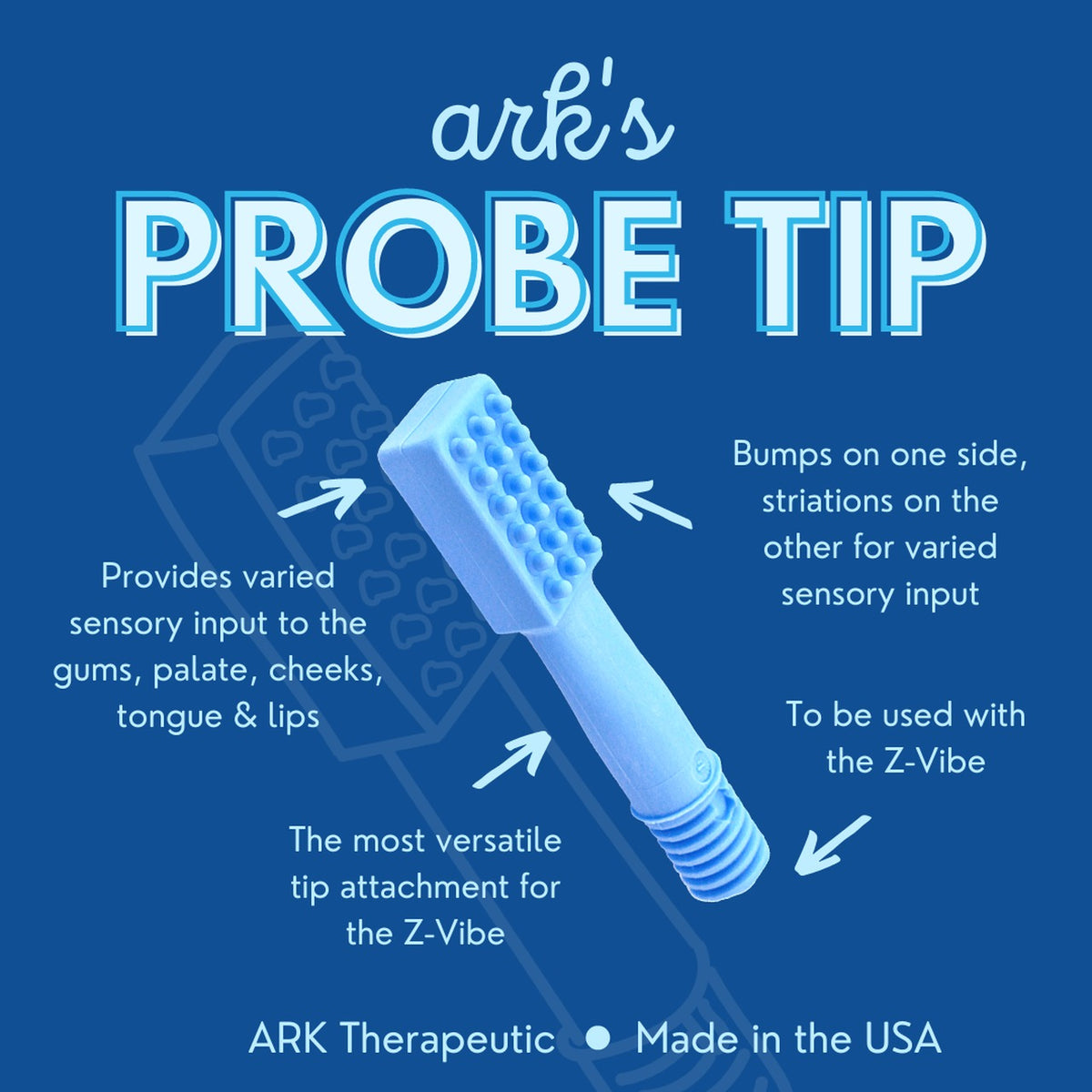 Arks Probe Tip For Z Vibe Sensory Needs Ltd 6108