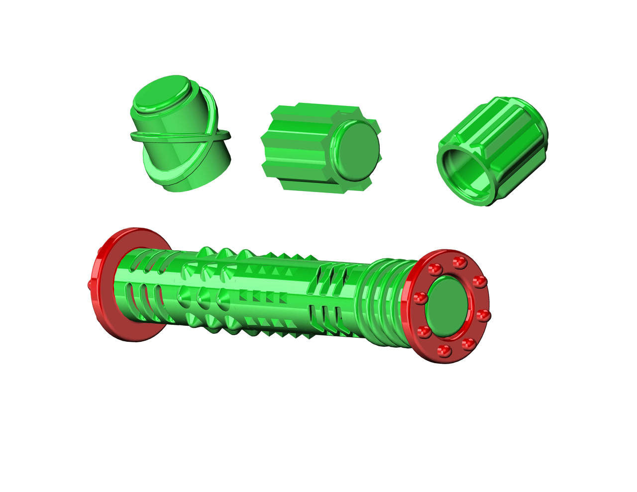 Mega Roller - Glow In The Dark Hand Fidget - You Build It