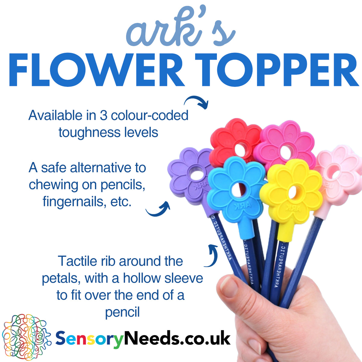 ARK&#39;s Flower Chewable Pencil Topper