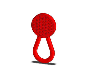 Red Chew Lolli Knobby Textured - Chew Stixx - Finally a fun Chew that children enjoy and are not embarrassed of. Offers multiple chewing surfaces for sensory seekers. PVC, Phthalate, and latex free material. FDA approved material.