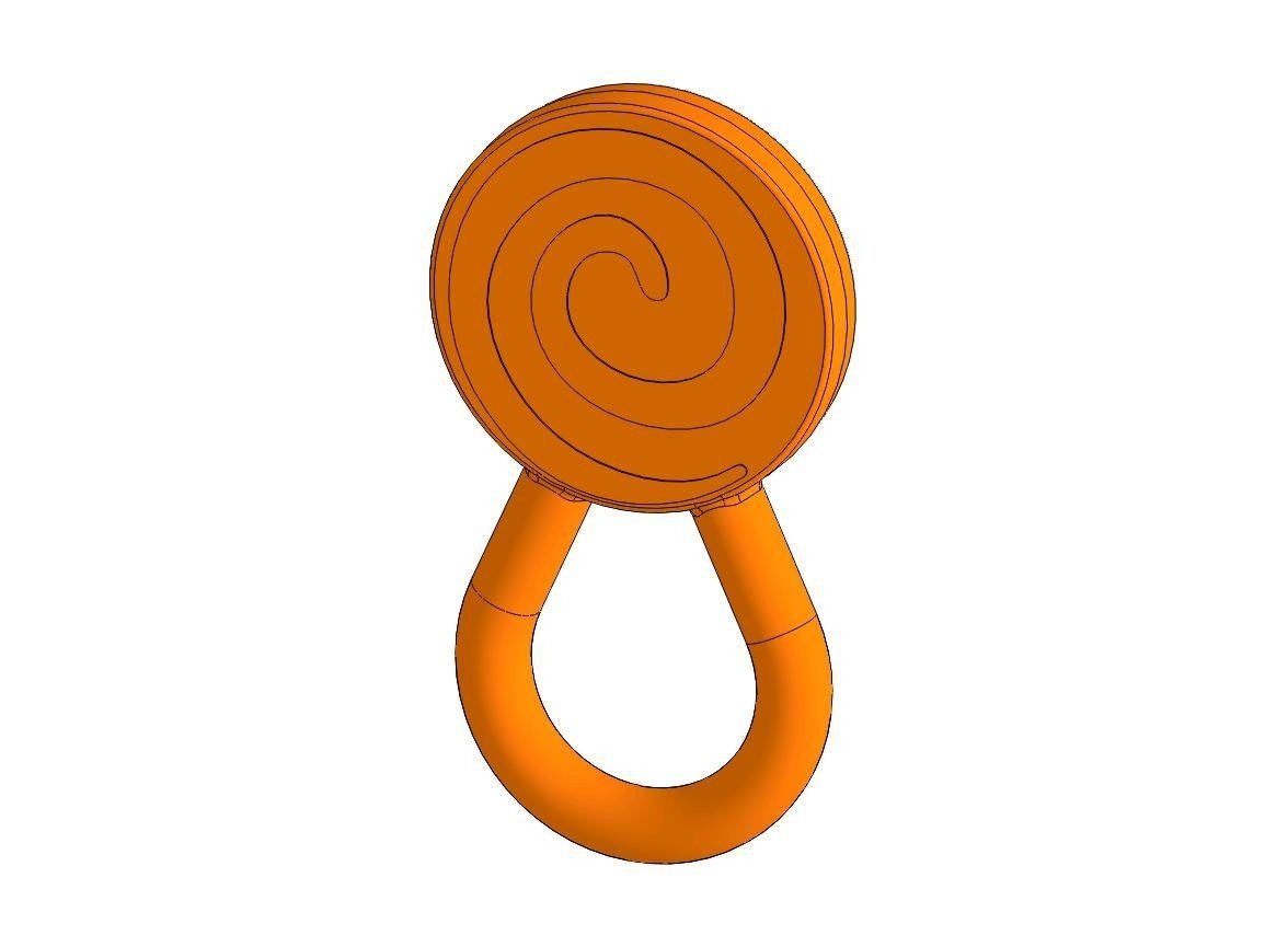 Orange Chew Lolli Swirl Orange Flavour - Chew Stixx