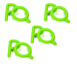 Chewy Tube® - Ps & Qs - Green- Stage 1 Teether