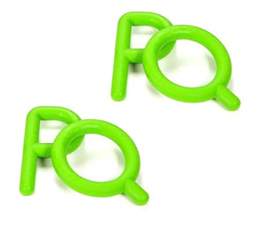 Chewy Tube® - Ps & Qs - Green- Stage 1 Teether