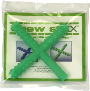 Multi Texture Chewable Fidget Cool Green Mint Flavour - Chew Stixx