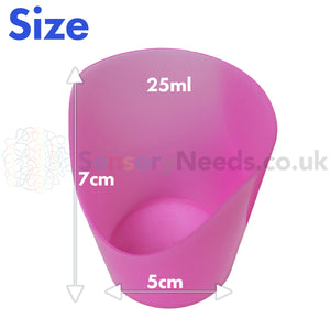 Ark Flexi Cups - Pink 25ml - Size Chart