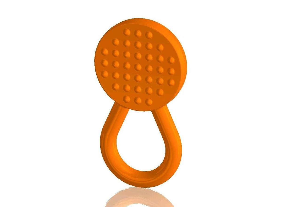 Orange Chew Lolli Knobby Textured (Orange Flavour) - Chew Stixx