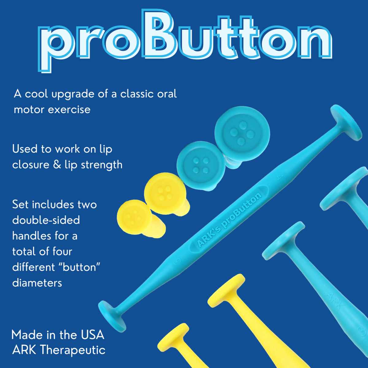 Button Pull Lip Closure Activity - ARK Products, LLC