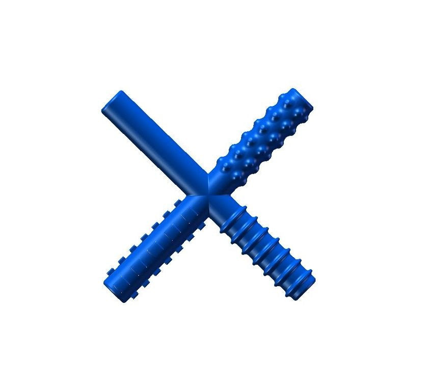 Multi Texture Chewable Fidget Blue No Flavor - Chew Stixx