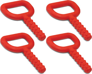 Super Chew - Red - Four Knobby Chews