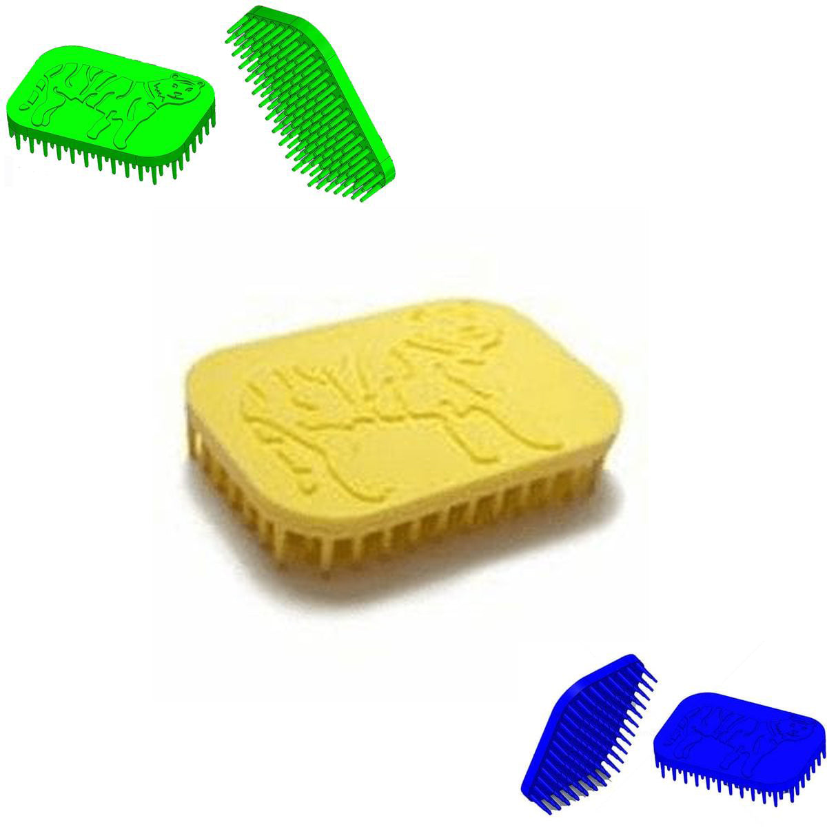 Tactile Tiger Hand Fidget - Sensory Brush