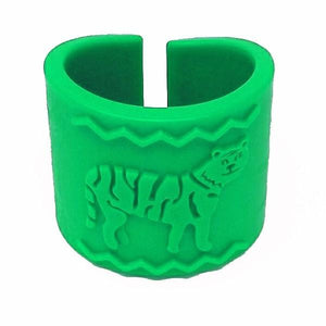 Tactile Tiger Chewable Arm Band - Green