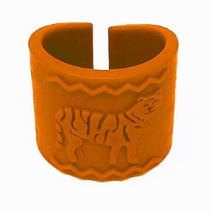 Tactile Tiger Chewable Arm Band - Orange